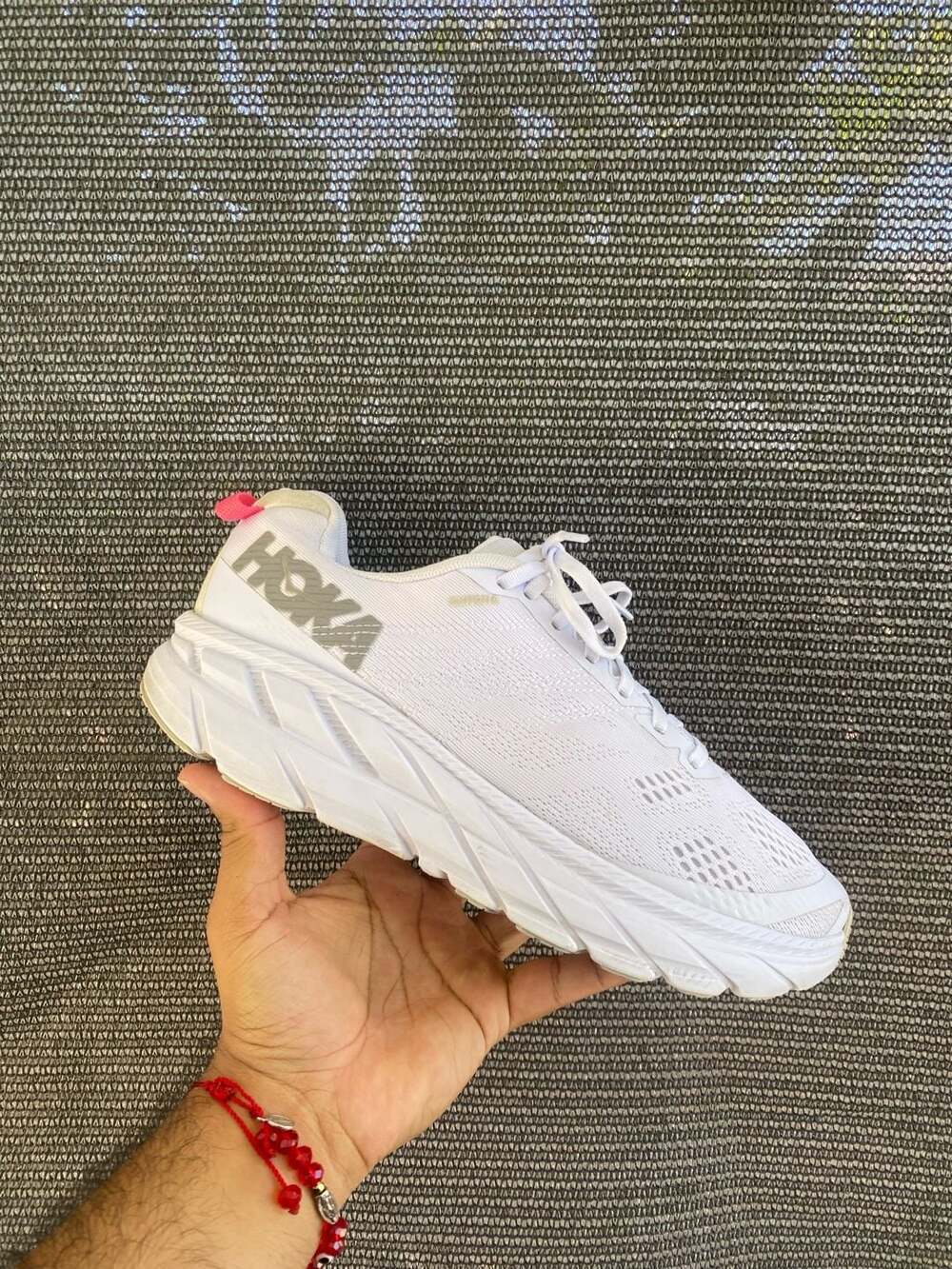 Hoka Clifton 6 White Running Shoes Men’s